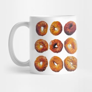 Vintage Bagels, Retro Bagels Lovers, Cute Bagel bread Lovers Mug